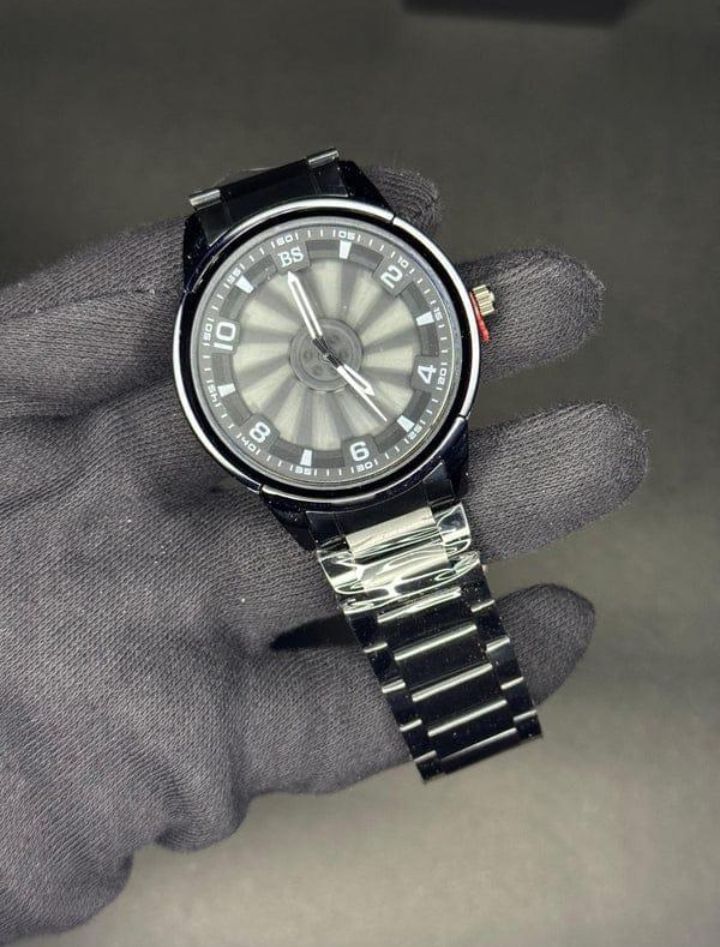 Stainless Steel Spinning Watch With Box