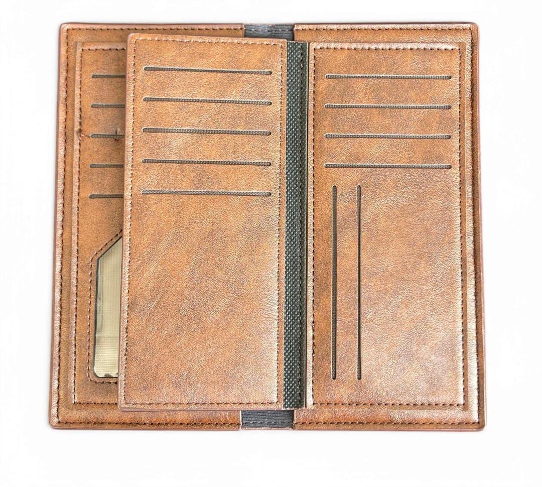 Long Leather Wallet For Men's