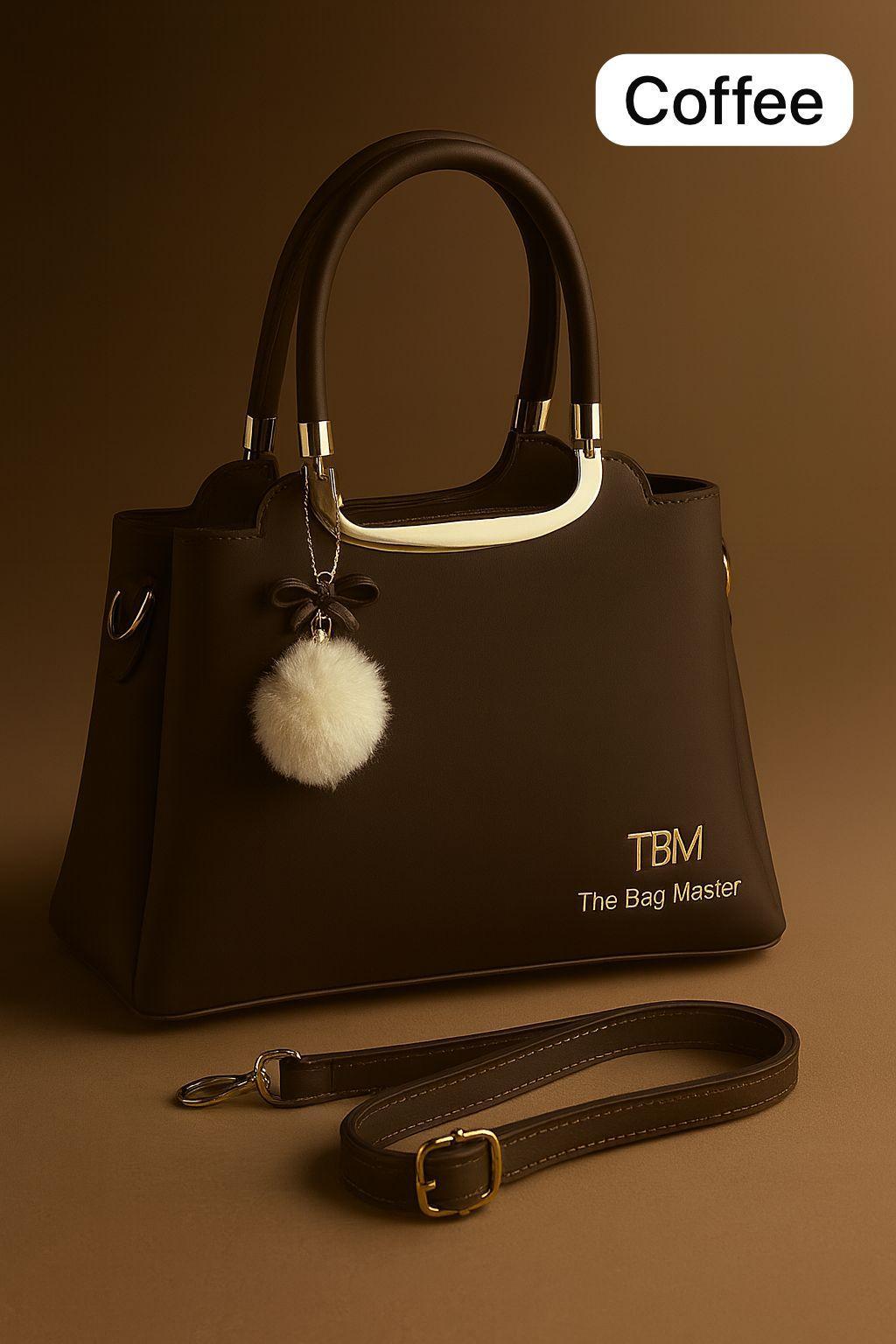 Girl's Rexine Plain Hand Bag