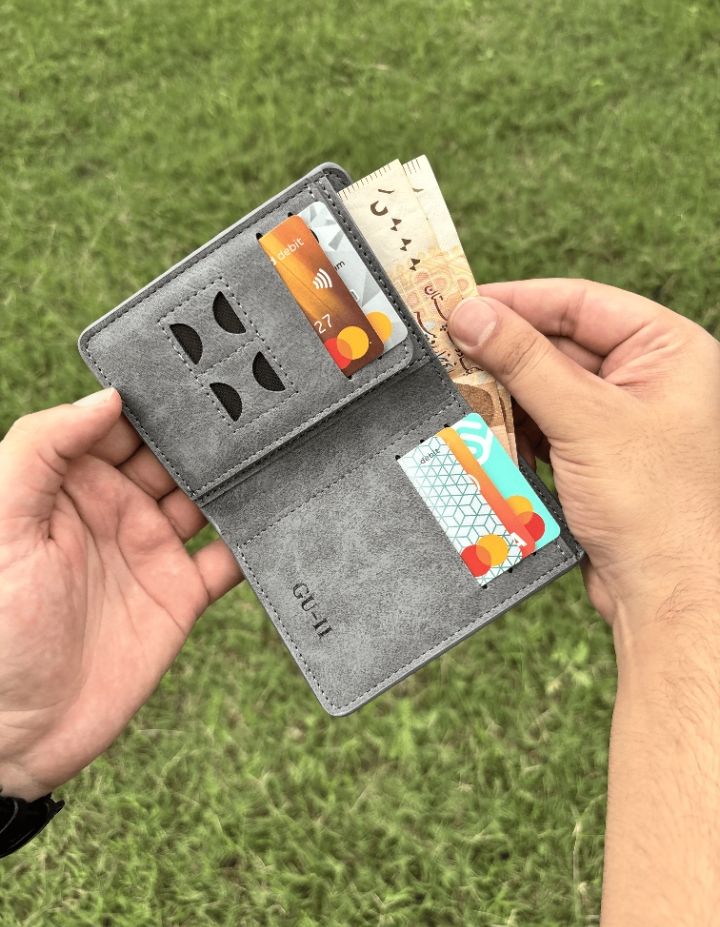 Short leather Imported Wallet