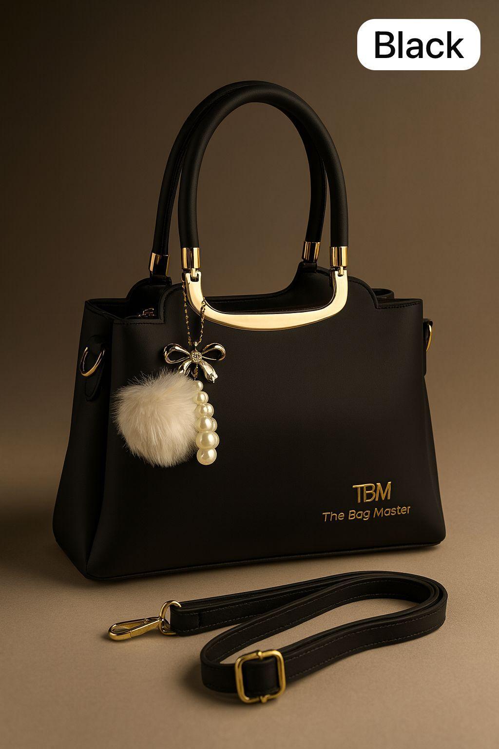 Girl's Rexine Plain Hand Bag
