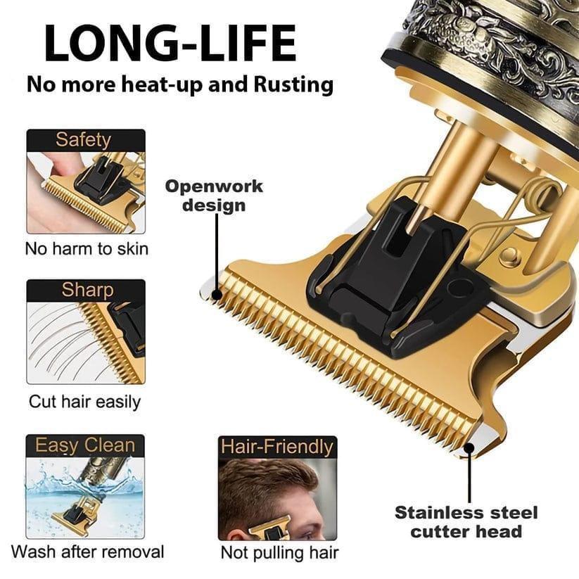 Hair And Bread Trimmer With A Comb