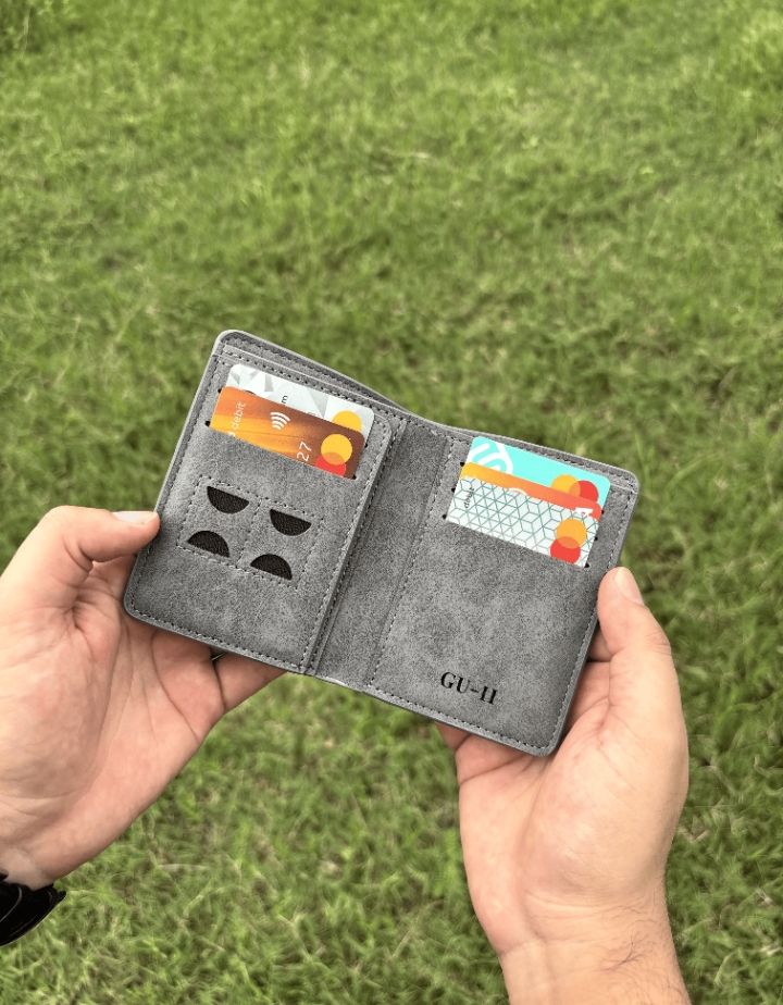 Short leather Imported Wallet